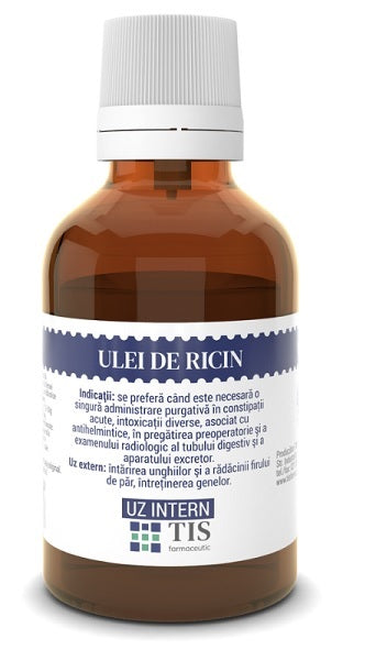 Ulei de ricin 100ml - Tis Farmaceutic
