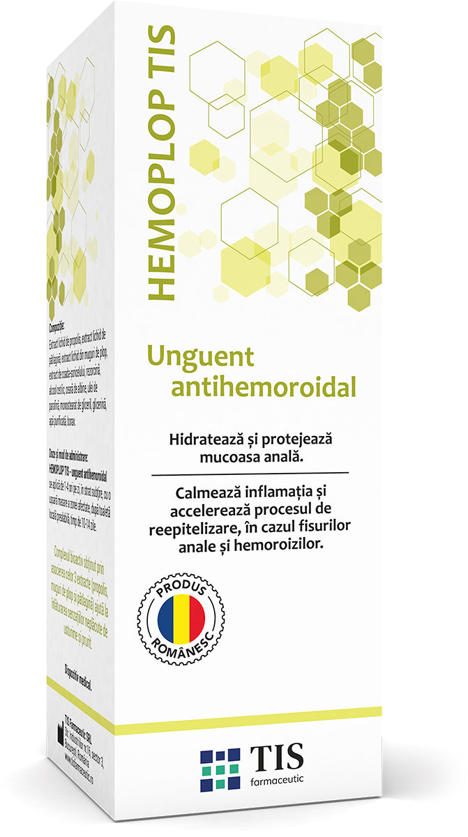 Hemoploptis unguent antihemoroidal 50ml - Tis Farmaceutic