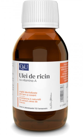 Ulei de ricin cu vitamina a 100ml - Tis Farmaceutic