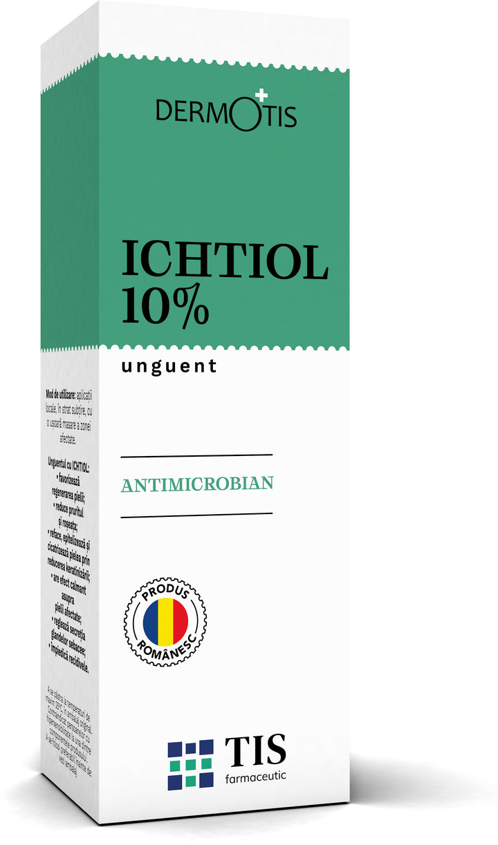 Ung ichtiol 10% *(dermotis) 25gr - Tis Farmaceutic