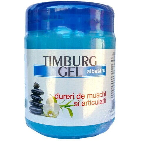 Gel albastru pentru dureri articulare Timburg, 500 grame-TRAN.00038