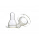 Tetina silicon rotunda debit mediu +3luni 2buc/set - Vision Trading