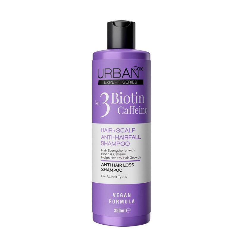 Sampon anticadere biotina cafeina nr3 350ml - Urban Care