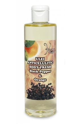 Ulei anticelulitic piper+scor.+salvie 250ml - Kosmo Line
