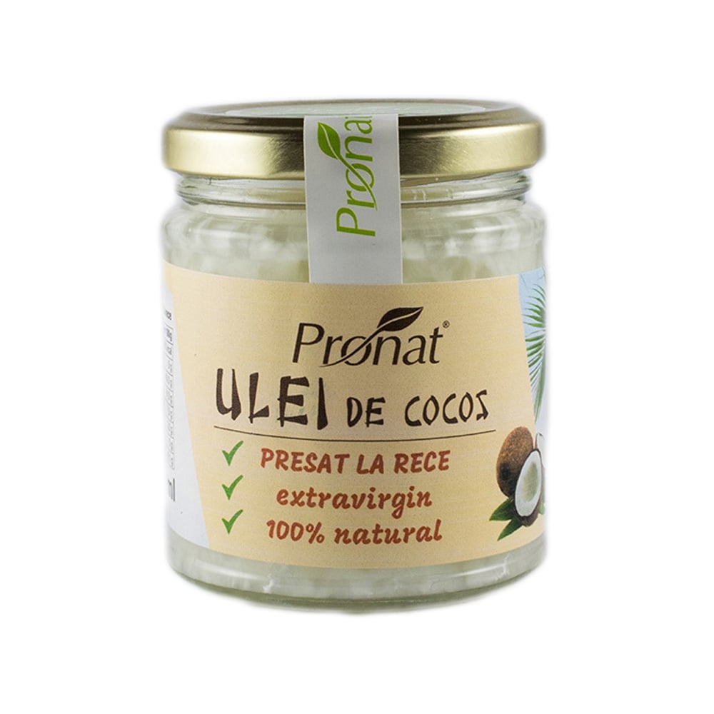 Ulei de cocos extravirgin ecologic 200ml - Pronat