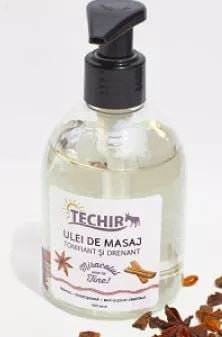 Ulei masaj tonifiant&drenant 250ml - Techir