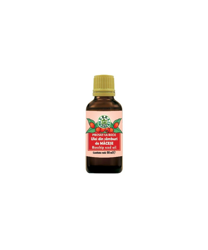 Ulei din samburi macese presat la rece 50ml - Herbavit
