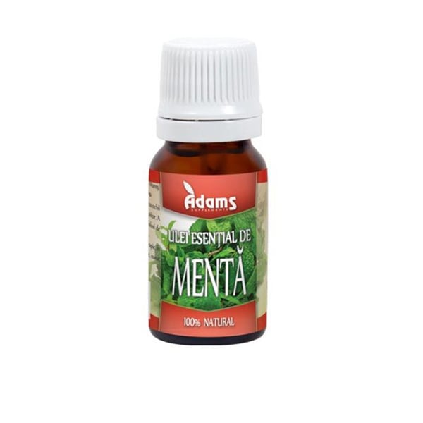 Ulei esential de menta 10ml (uz intern) - Adams Vision