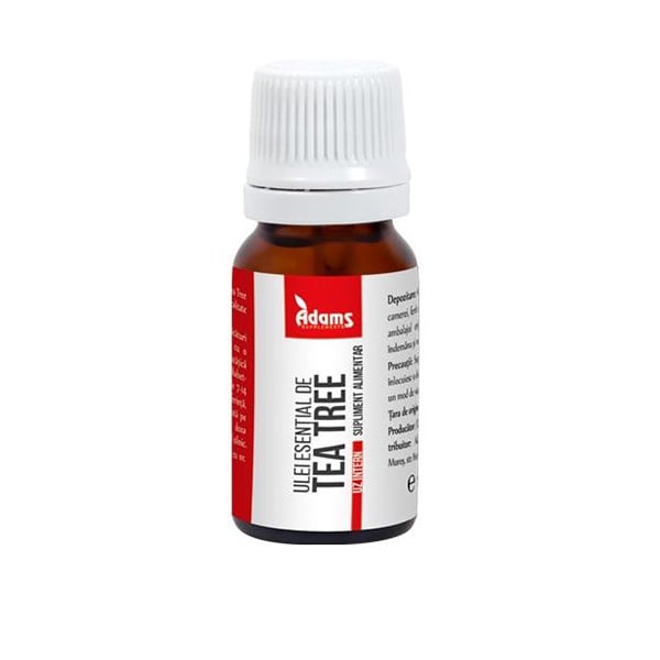 Ulei esential de tea tree 10ml (uz intern) - Adams Vision
