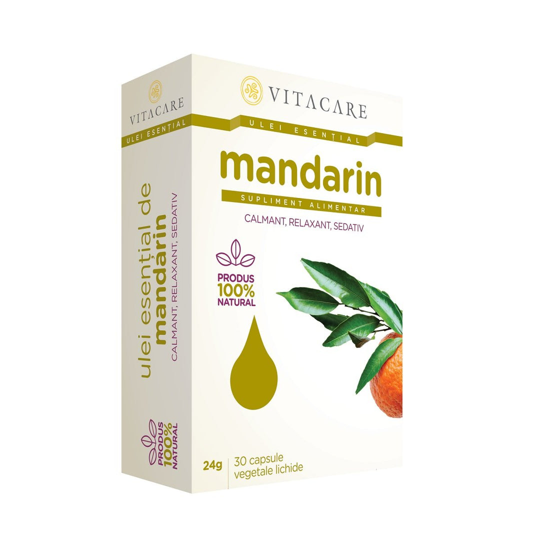 Ulei esential mandarin 30cps - Vita Care