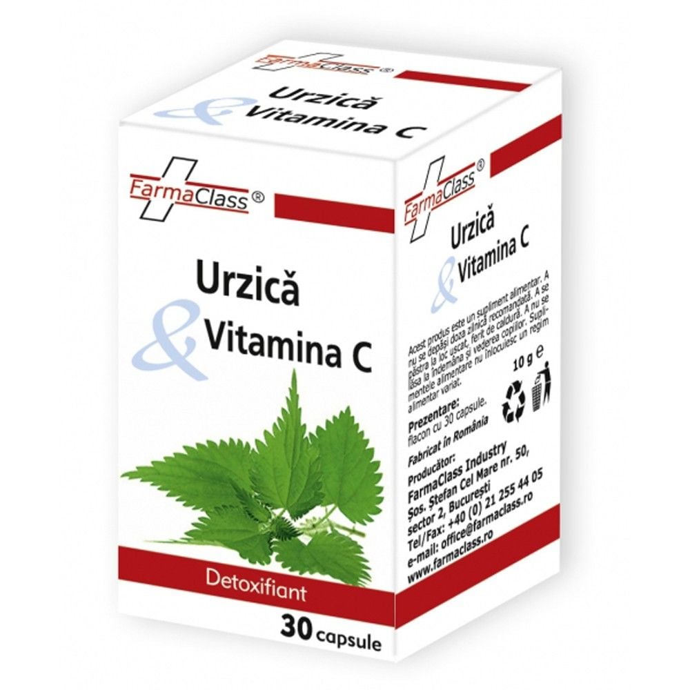 Urzica vie vitamina c 30cps - Farma Class