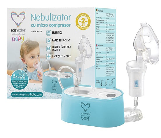 Nebulizator cu micro compresor model vp-d2 - Easy Care Baby