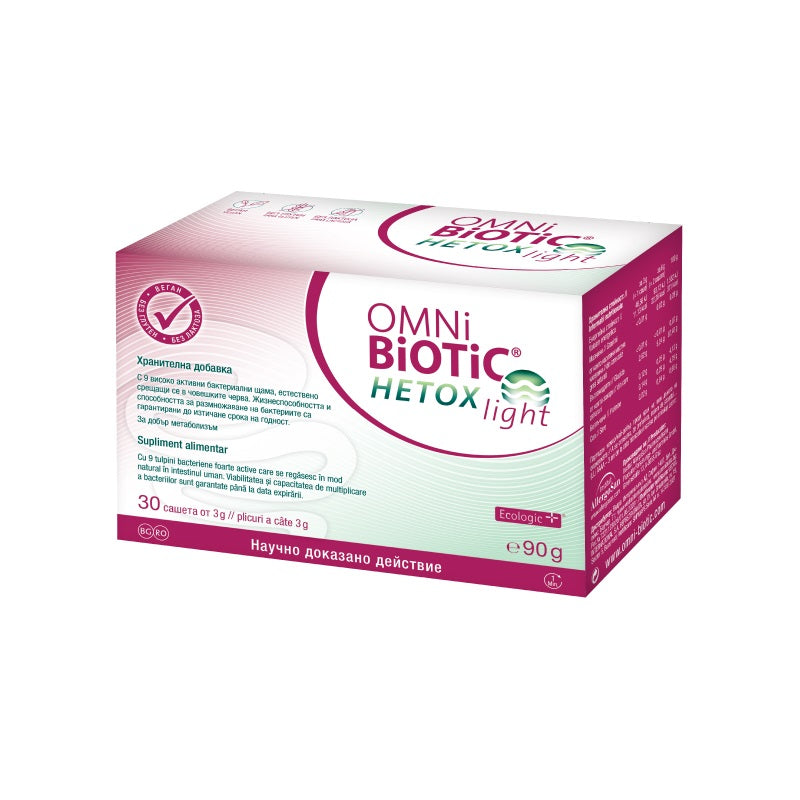 Omni-Biotic Hetox Light, 3 gr × 30 dz-VDRA.00016