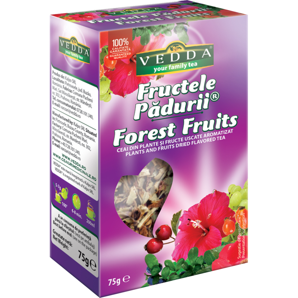 Ceai de fructe padure 75gr - Vedda