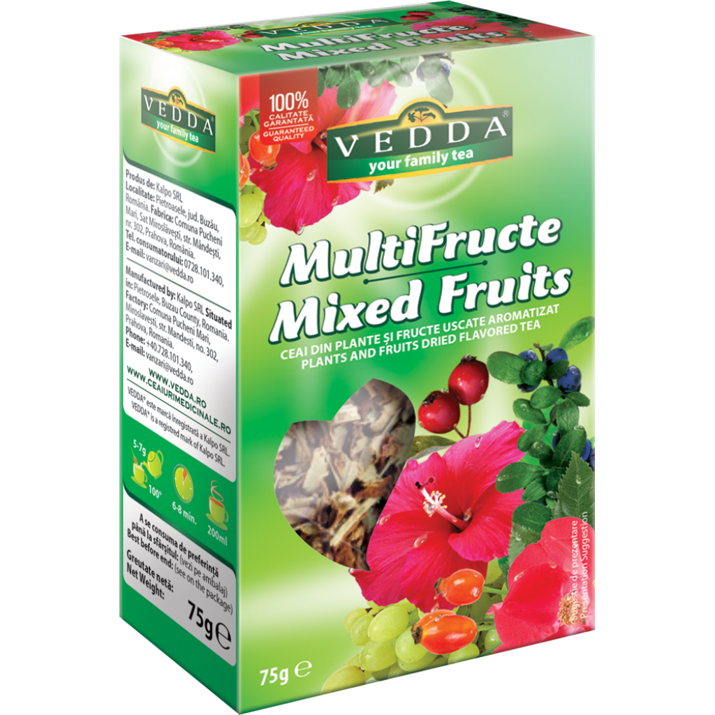Ceai de multifructe 75gr - Vedda