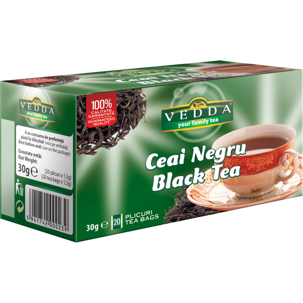 Ceai negru 1,5gr*20dz - Vedda
