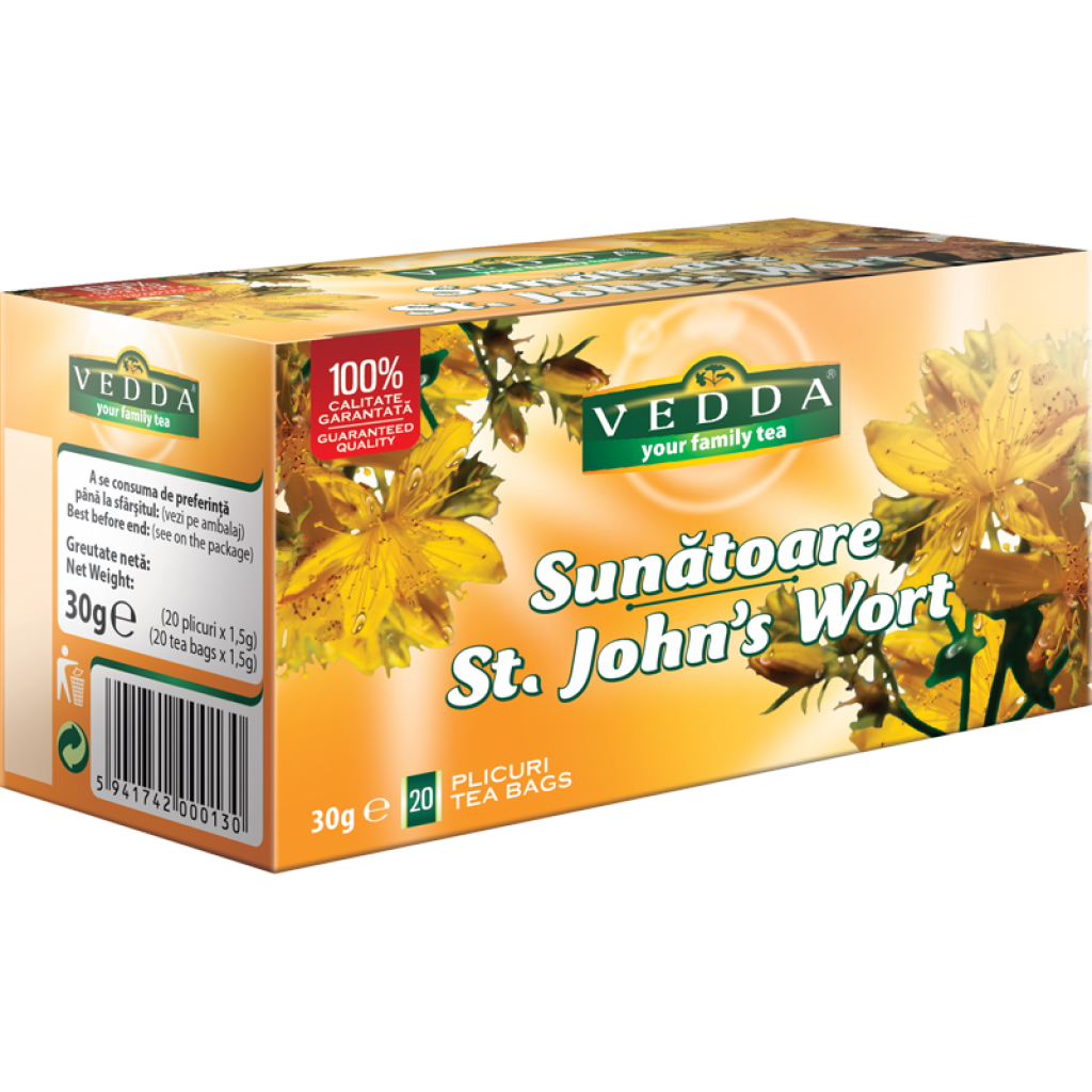 Ceai de sunatoare 1,5gr*20dz - Vedda