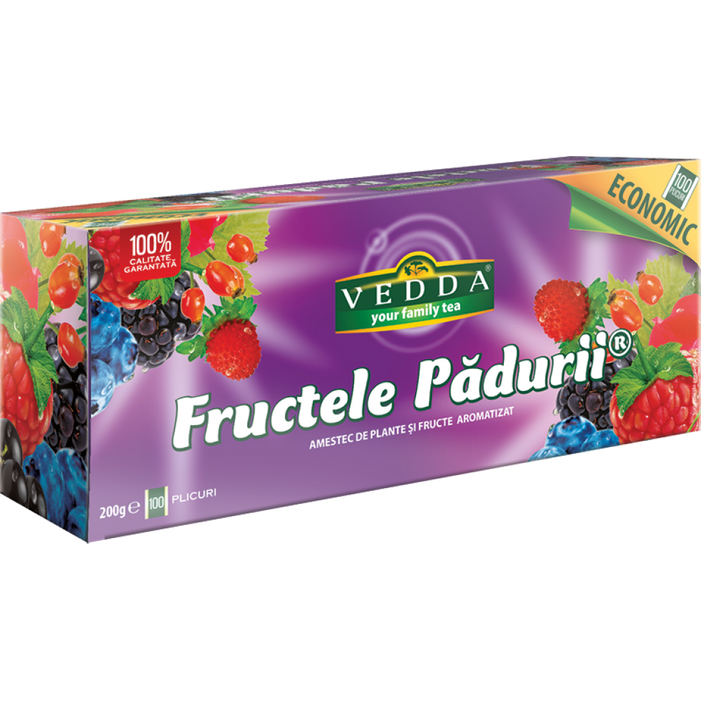 Ceai de fructe padure 2gr*100dz - Vedda