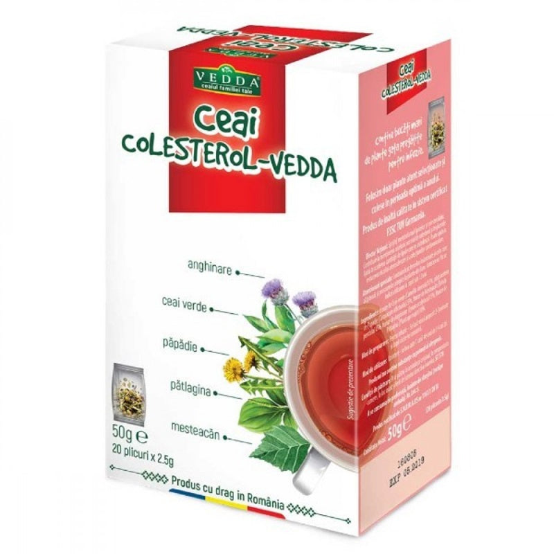 Ceai pentru colesterol 2,5gr*20dz - Vedda