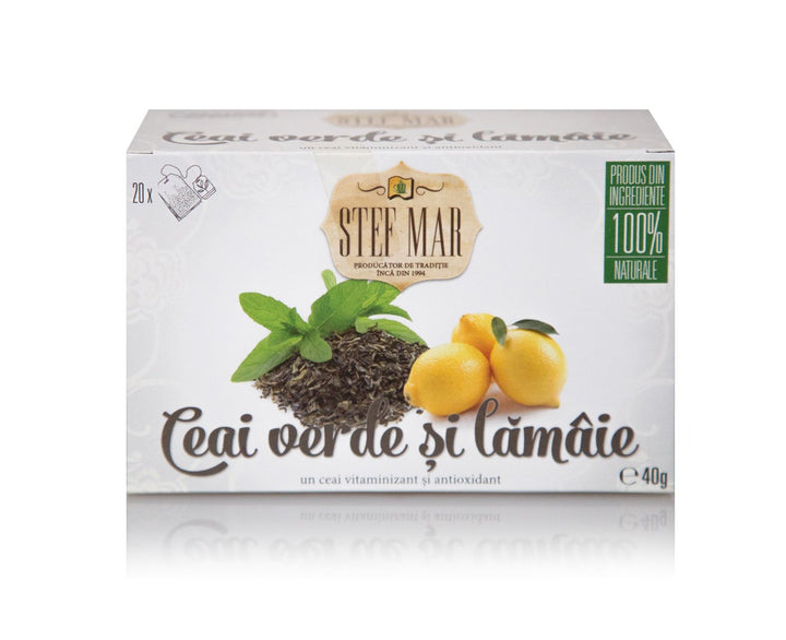 Ceai verde si lamaie 2gr*20dz - Stef Mar