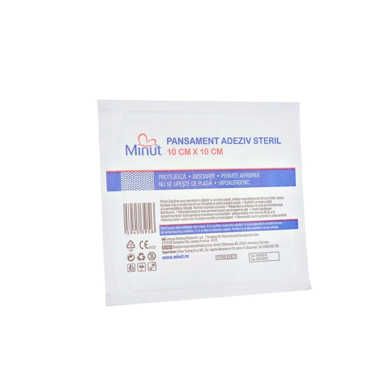 Pansament adeziv steril pore 10*10cm - Vision Trading