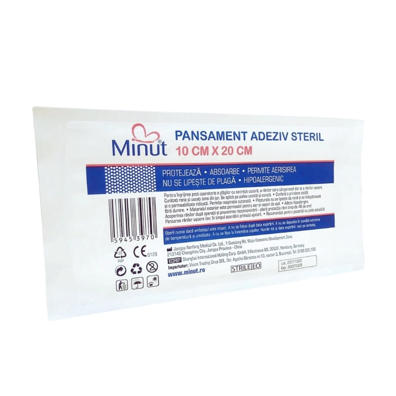 Pansament adeziv steril pore 10*20cm - Vision Trading