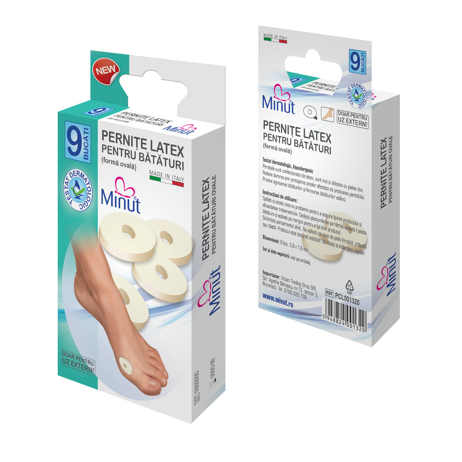 Plasturi pentru bataturi, antibataturi, 6 bucati/cutie (minut)-VISI.00098