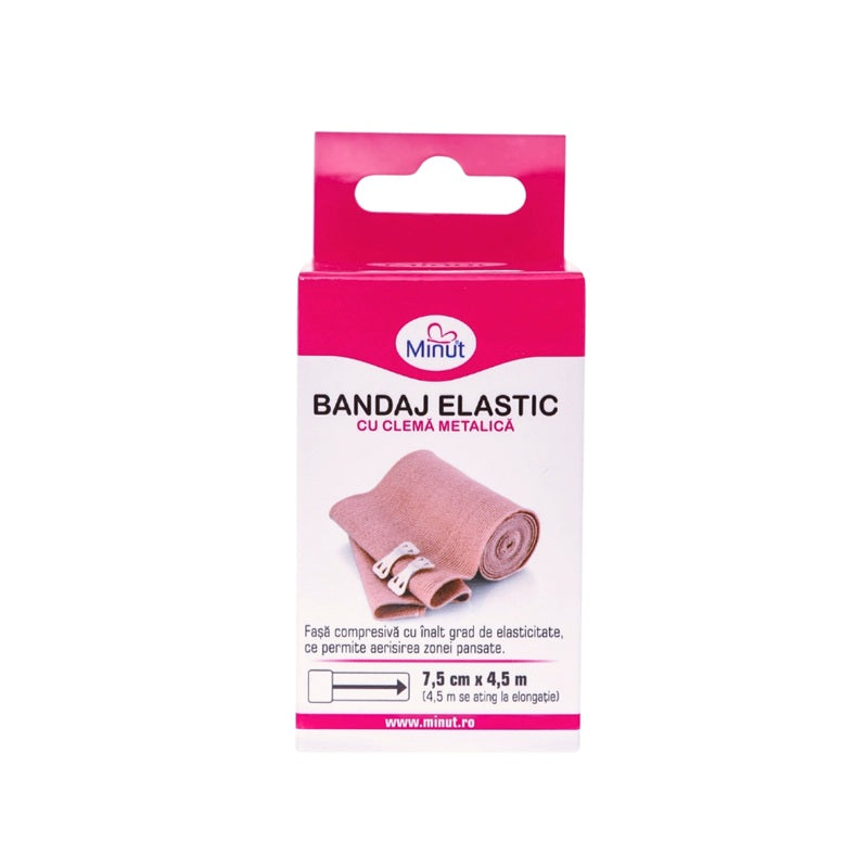 Bandaj elastic minut 7,5cm*4,5m - Vision Trading