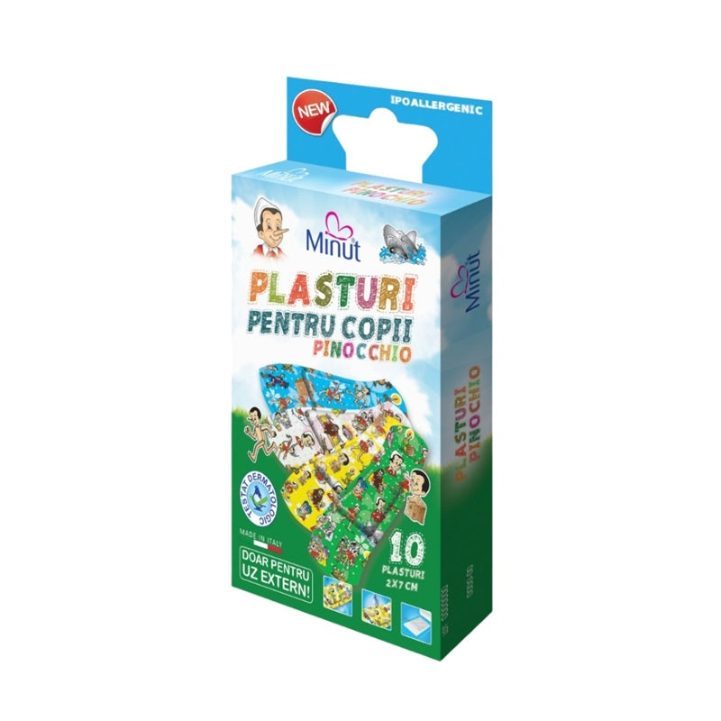Plasturi copii pinochio 2*7cm 10buc/cut - Vision Trading