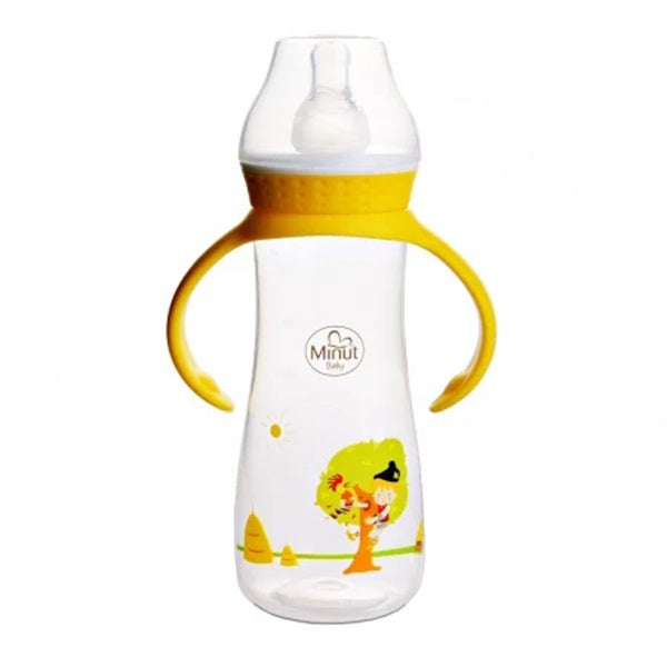 Biberon manere tetina silicon rotunda povesti romanesti pupaza din tei +3luni 250ml - Vision Trading
