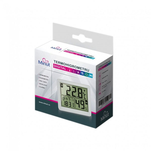 Termohigrometru digital 713pth minut - Vision Trading