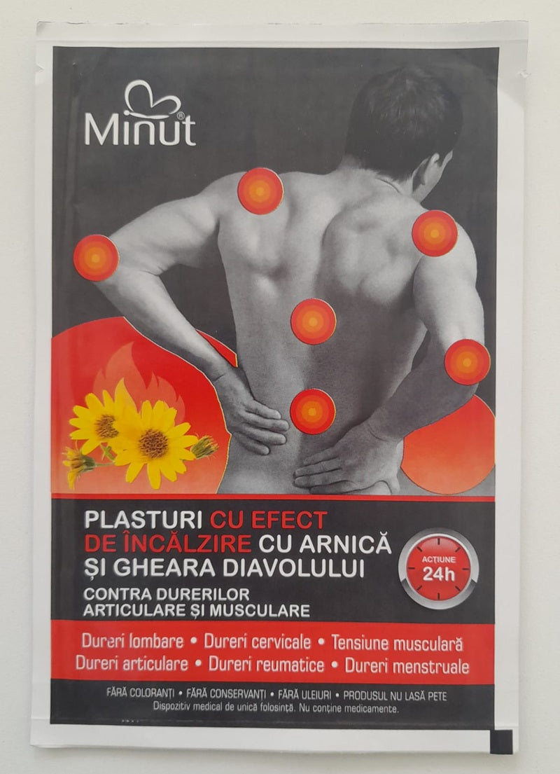 Plasturi arnica gheara diavolului incalzire 9*14cm - Vision Trading
