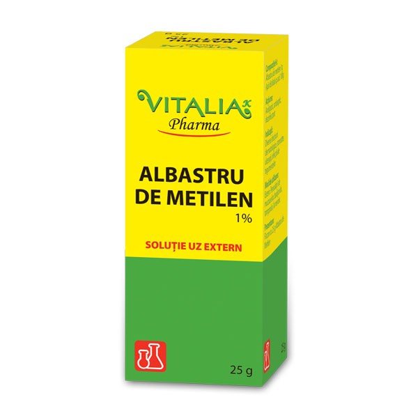 Albastru de metilen 1%, 25 gr-VITA.00071
