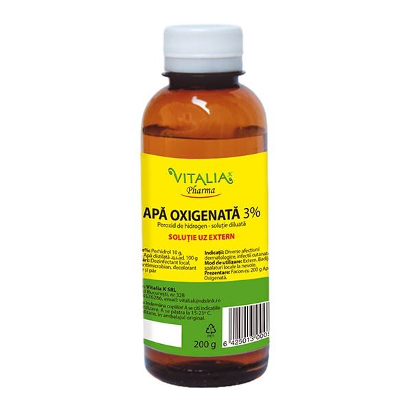Apa oxigenata 3%, 200 gr-VITA.00072
