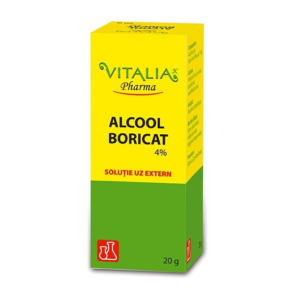 Alcool boricat 4%, 20 gr-VITA.00075
