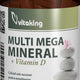 Multi mega mineral+vitamin d 90cpr - Vitaking