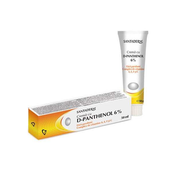 Crema Panthenol 6%, 50 ml, Santaderm-VITA.00136