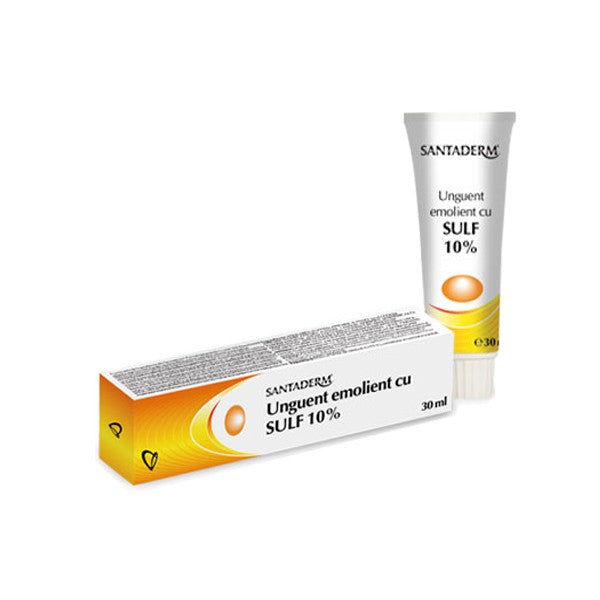 Unguent cu sulf 10%, 30 ml, Santaderm-VITA.00141