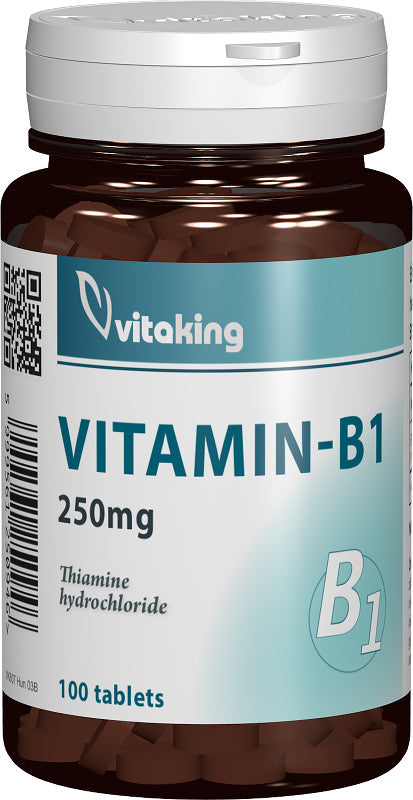 Vitamina B1 250 mg, 100 comprimate-VITA.00149