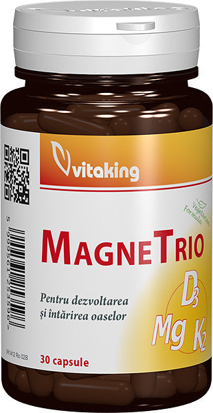 Magne Trio (Magneziu + K2 + D3), 30 capsule-VITA.00191