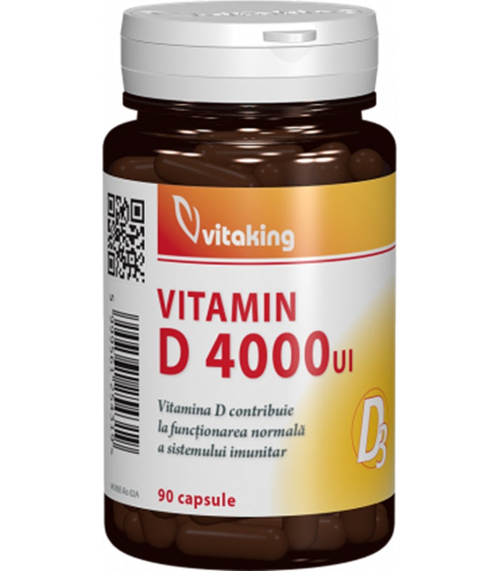 Vitamina D 4000 UI, 90 capsule-VITA.00212