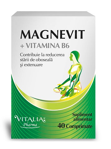 Magnevit+vitamina b6 40cpr - Viva Pharma