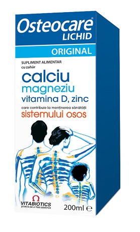 Osteocare lichid cu portocale, 200 ml-VITA.00272