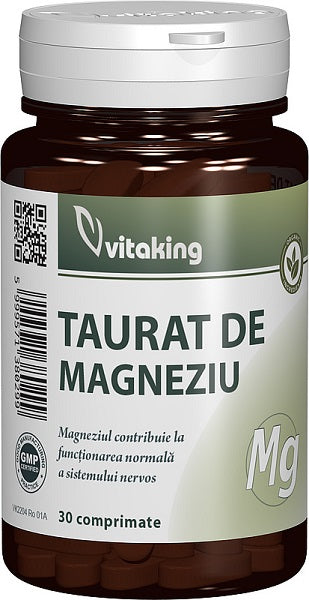 Taurat de magneziu 200mg 30cps - Vitaking