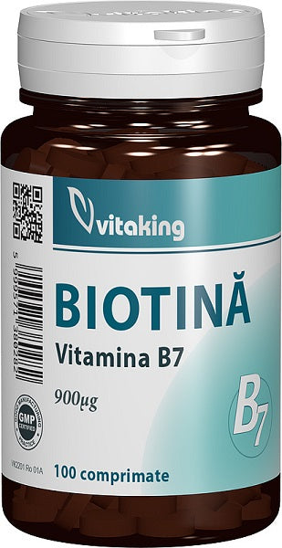 Biotina vitamina b7 900mcg 100cpr - Vitaking