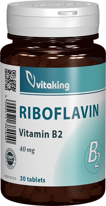 Vitamina b2 riboflavin 40mg 30cpr - Vitaking
