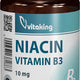 Vitamina b3 niacina 10mg 100cpr - Vitaking