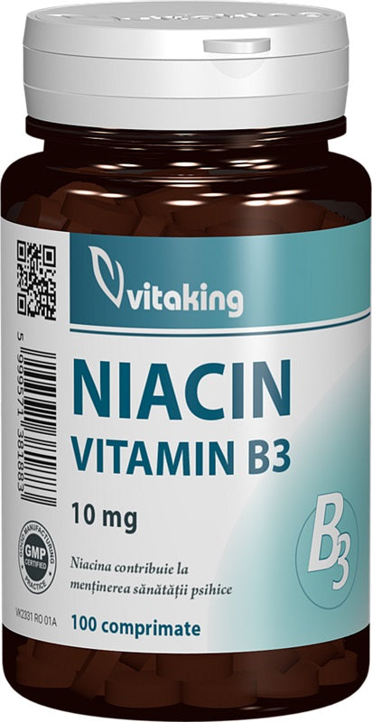 Vitamina b3 niacina 10mg 100cpr - Vitaking