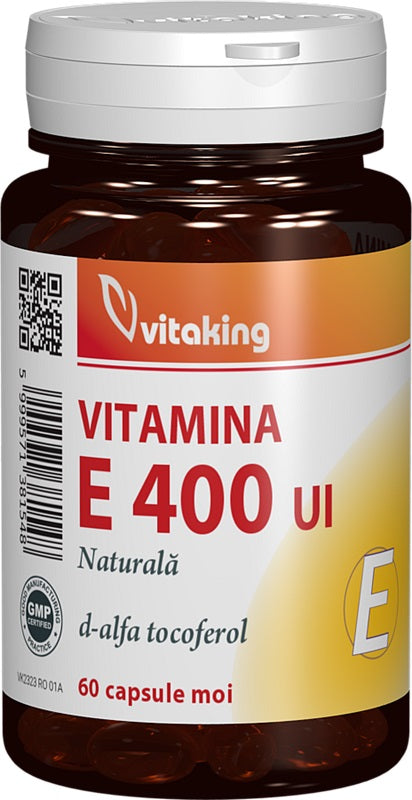 Vitamina e-400 naturala 60cps moi - Vitaking