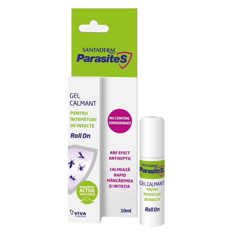 Repelent gel calmant roll on intepaturi insecte 10ml - Viva Pharma